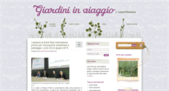 Desktop Screenshot of giardininviaggio.it